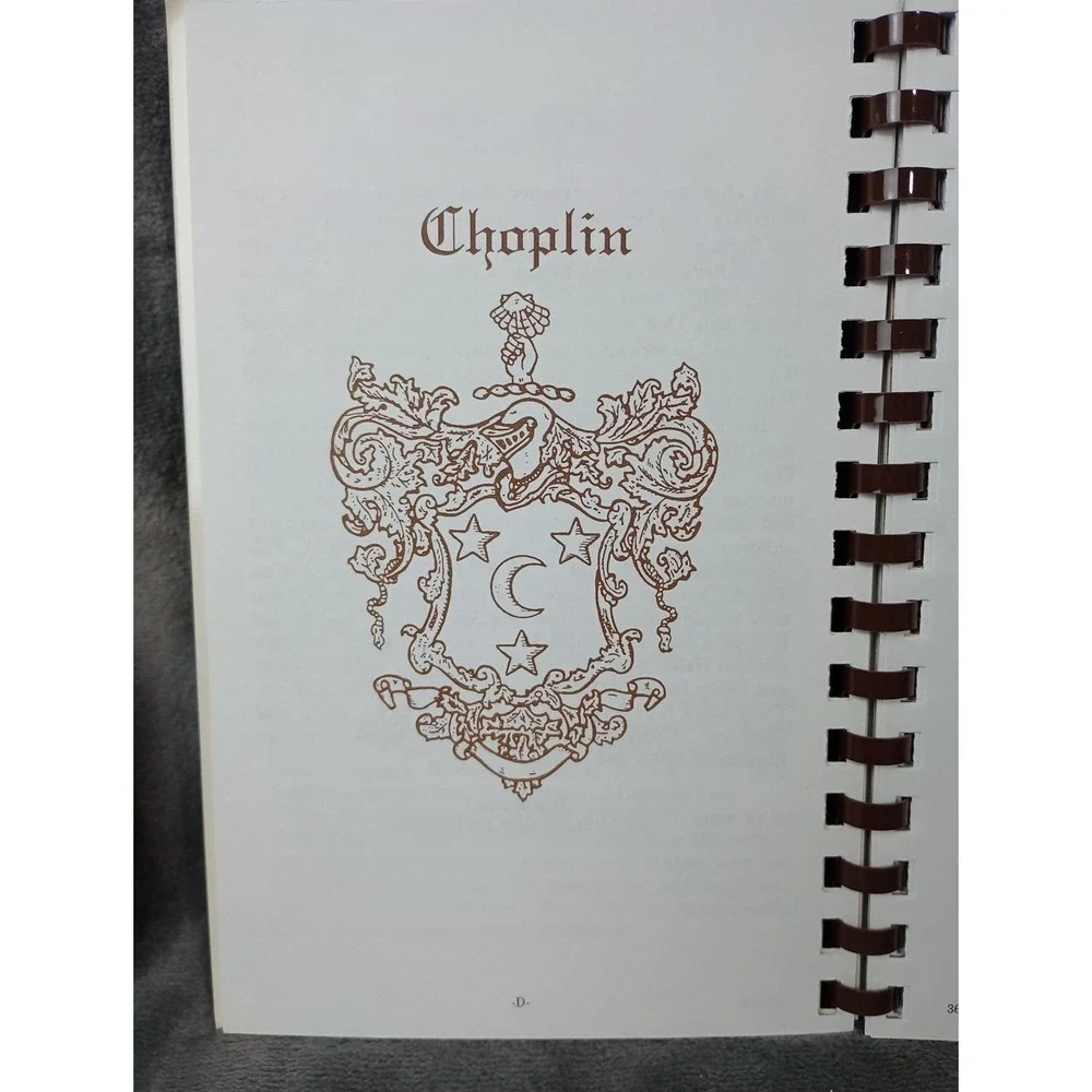 Choplin Family‎ Cookbook Recipes Yadkin County, NC East Bend Tobacco Family Tree
